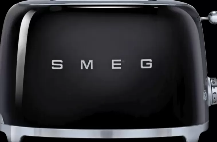 Smeg Tsf01Bleu 2-Viipaleen Leivanpaahdin Musta Cheap