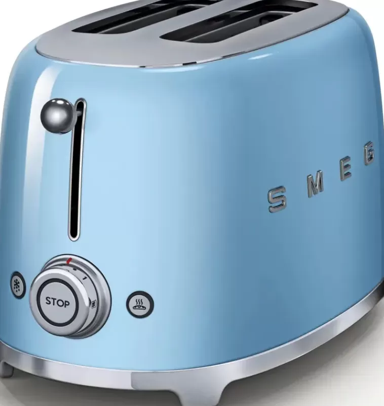 Smeg Tsf01Pbeu 2-Viipaleen Leivanpaahdin Pastellinsininen Shop