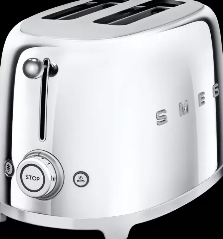 Smeg Tsf01Sseu 2-Viipaleen Leivanpaahdin Kromi Discount