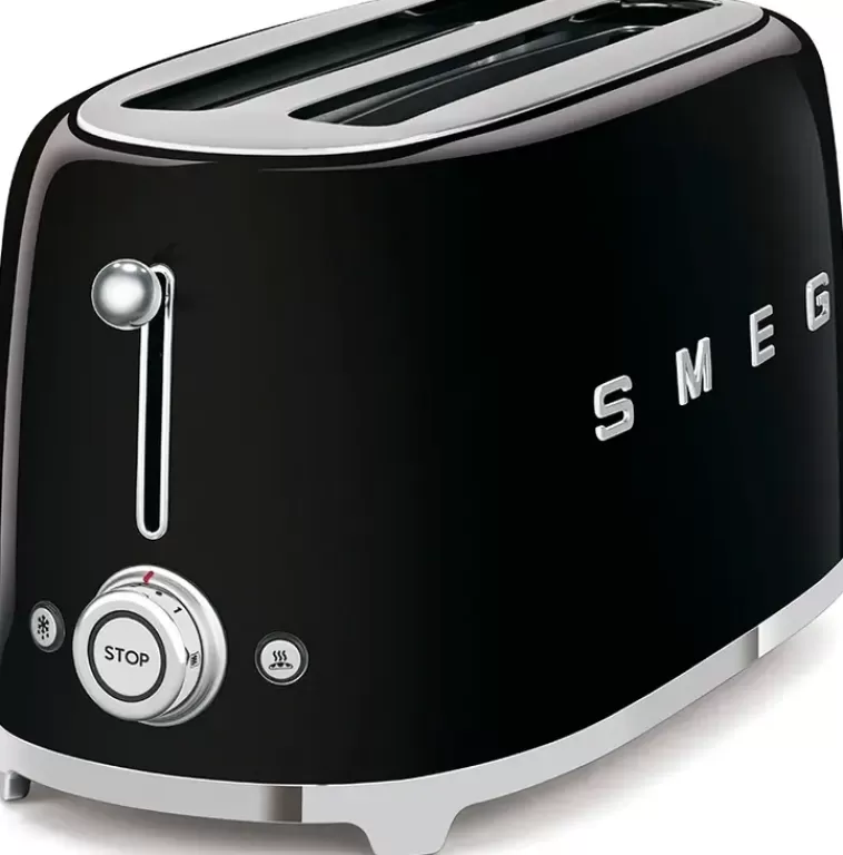 Smeg Tsf02Bleu 4-Viipaleen Leivanpaahdin Musta Best