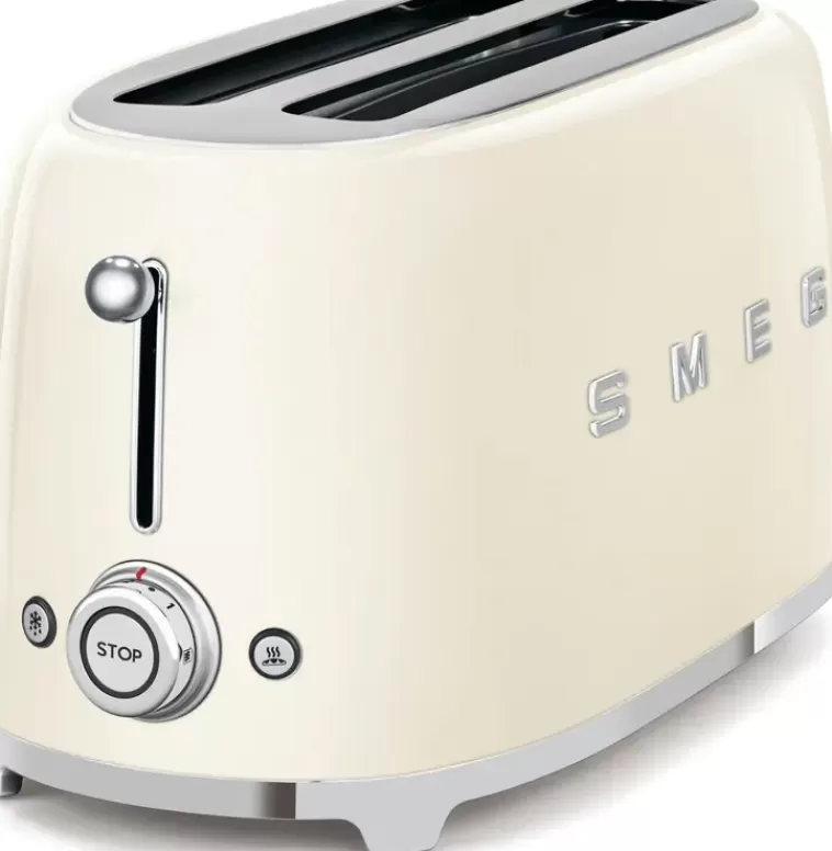 Smeg Tsf02Creu 4-Viipaleen Leivanpaahdin Kerma New