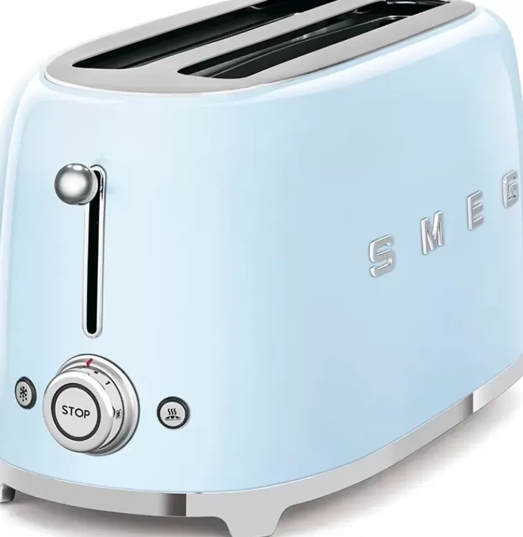 Smeg Tsf02Pbeu 4-Viipaleen Leivanpaahdin Pastellinsininen Cheap