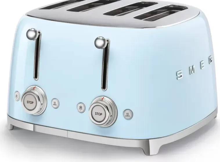 Smeg Tsf03Pbeu 4-Viipaleen Leivanpaahdin Sininen Sale