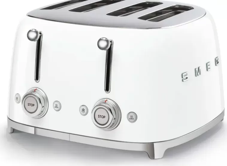 Smeg Tsf03Wheu 4-Viipaleen Leivanpaahdin Valkoinen Cheap