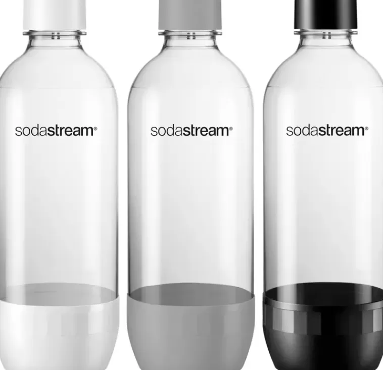 SodaStream Classic Juomapullo Valkoinen/Harmaa/Musta 3X 1L Cheap