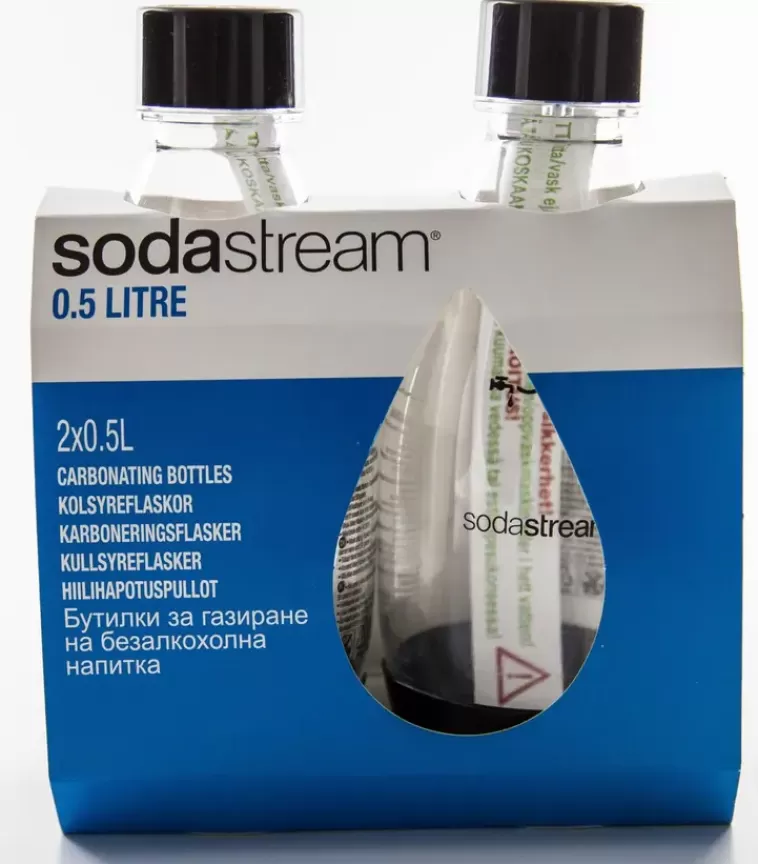 SodaStream Fuse -Juomapullo Musta 2X 0,5L Sale