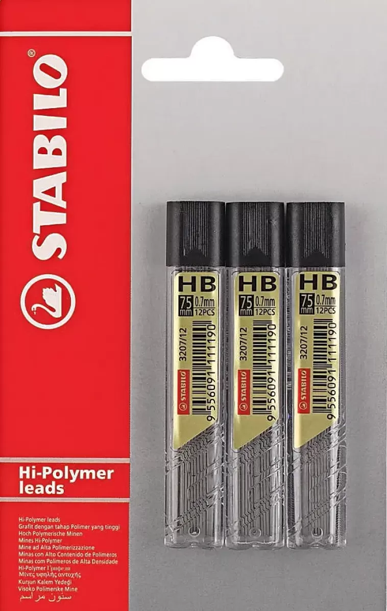 STABILO Irtolyijy 0,7Mm 3 Putkiloa/Pakkaus Hot