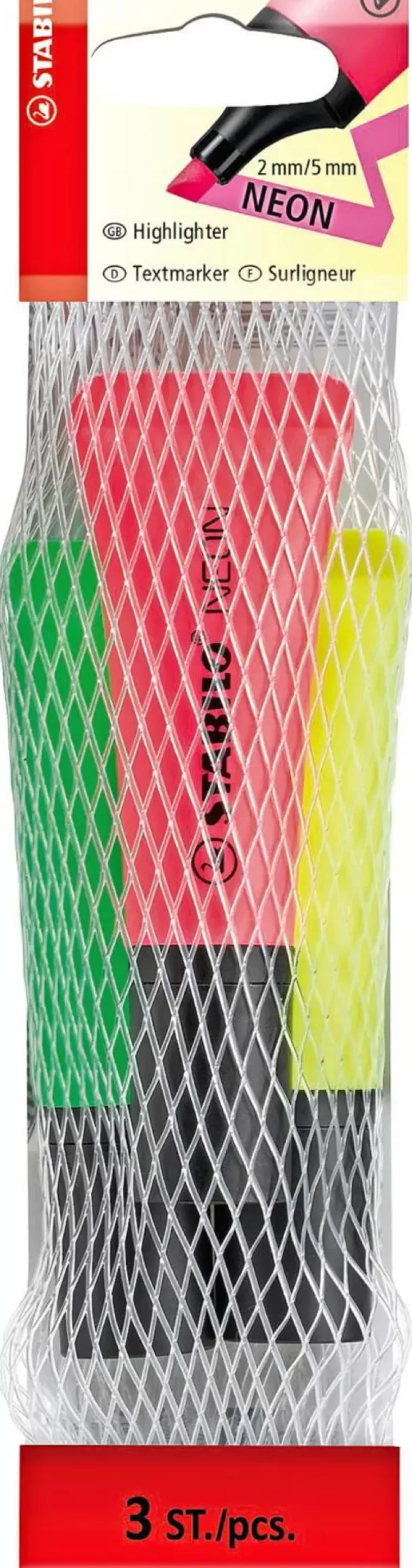 STABILO Korostuskynapakkaus Neon 3 Varia Flash Sale