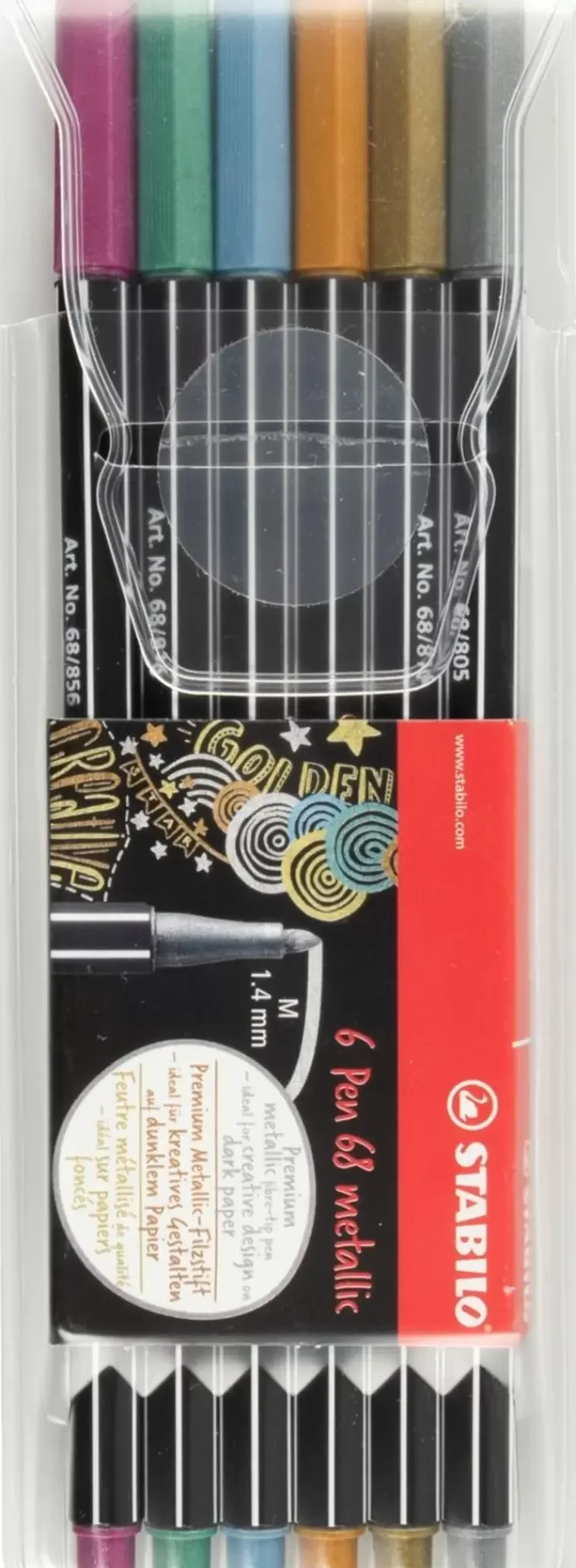 STABILO Pen 6806/8-11 Metallivarilajitelma 6Kpl Online