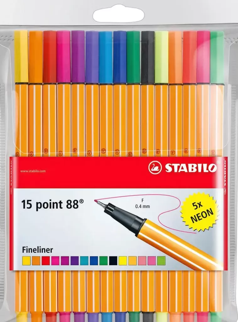 STABILO Tussikyna Point 88 Fineliner 15 Varia Outlet