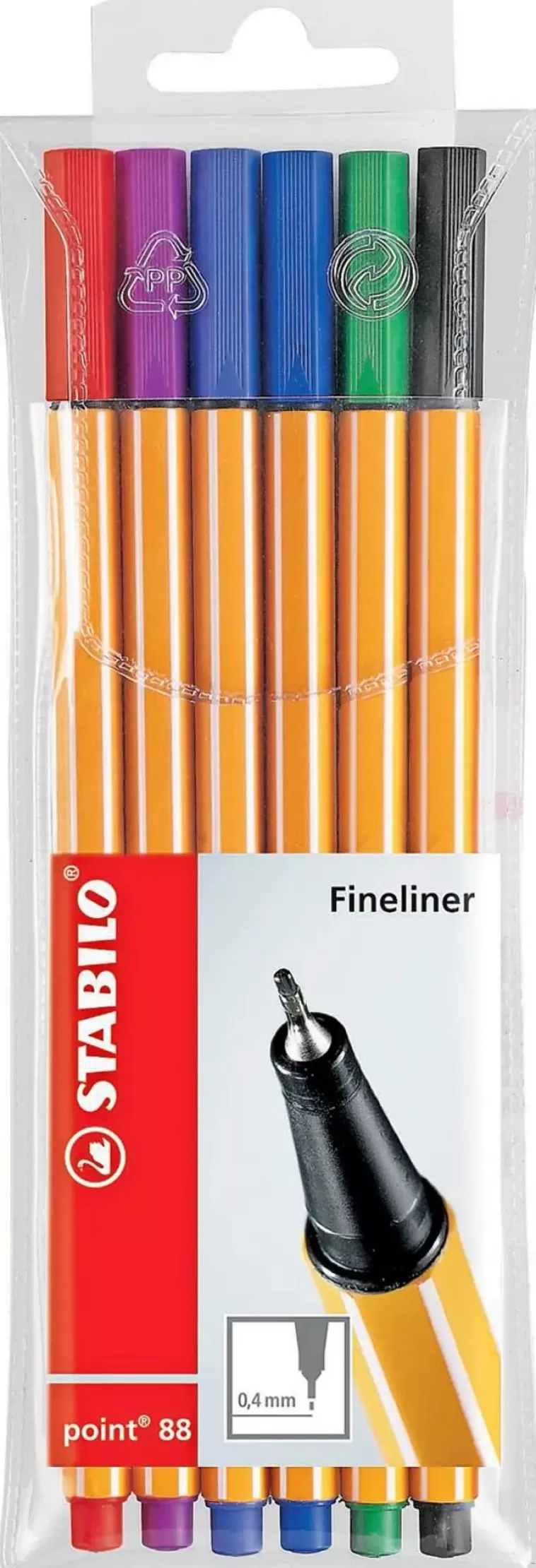 STABILO Tussikyna Point 88 Fineliner 6 Varia Store