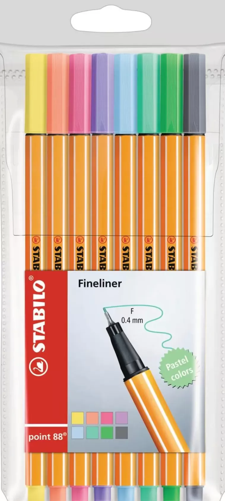 STABILO Tussikyna Point 88 Fineliner Pastellilajitelma 8 Varia Best Sale