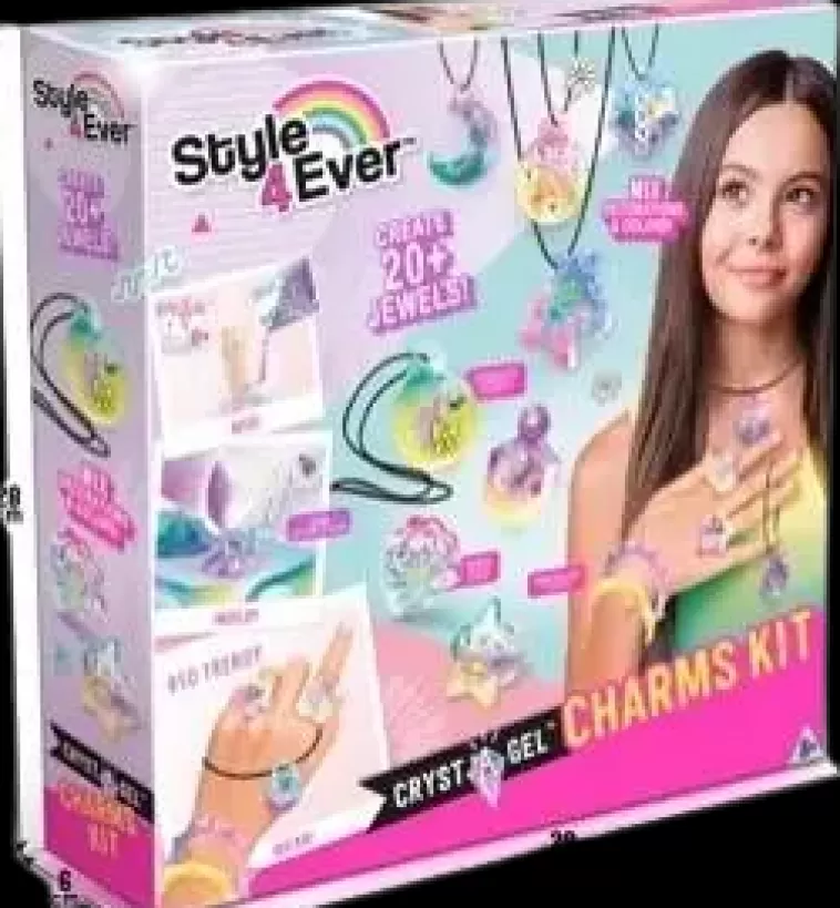 Ei merkkiä Style 4 Ever Gel Charms Kit Korusetti Clearance