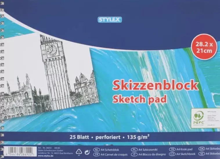 Stylex Luonnoslehtio A4 135G Hot
