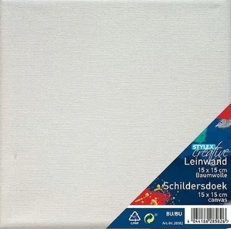 Stylex Maalauspohja Canvas 20X20Cm Hot