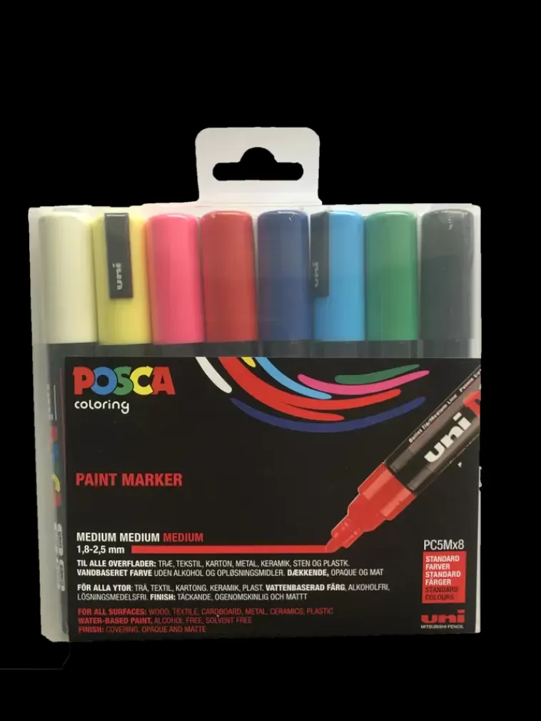 Posca Uni Maalikynasarja Pc-5M 8 Kynaa Flash Sale