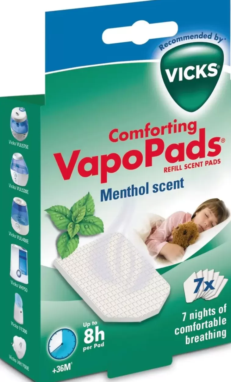 Vicks Vapopads, Klassinen Mentoli, 7 Tuoksutyynya Outlet